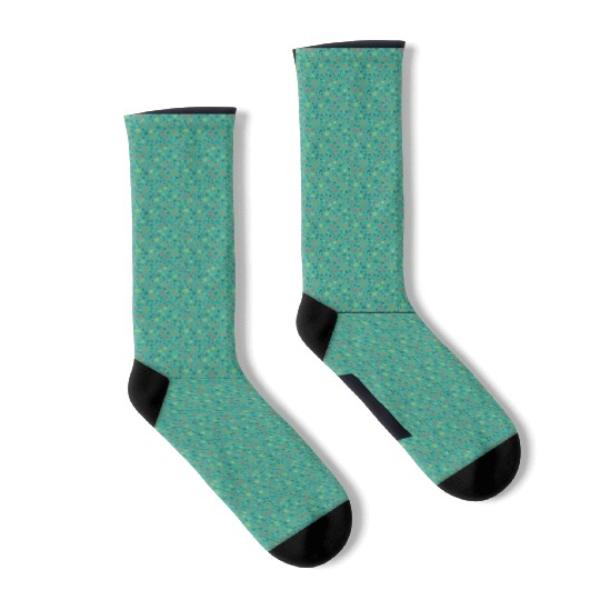 Snowflakes Pattern Colorful Socks