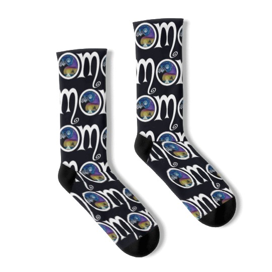 OM Ying Yang Socks