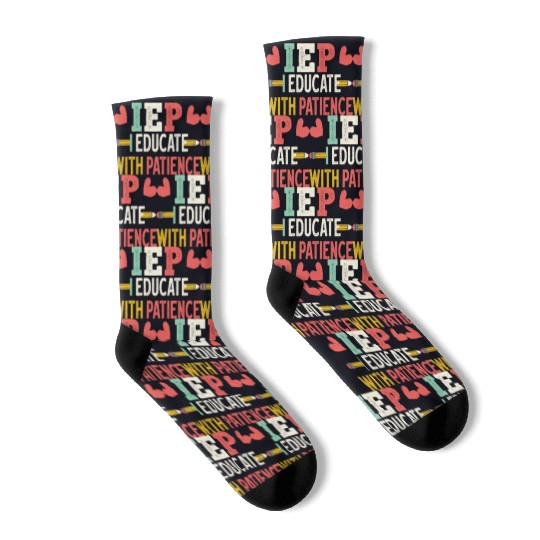 Encourage Progress Special Education Teacher Life Socks