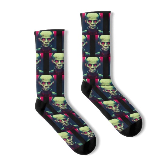 Zombie Cyberpunk Socks