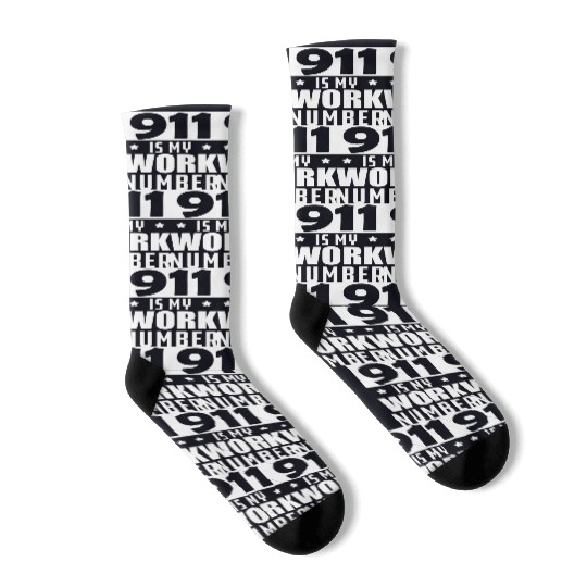 Dispatcher - 911 is my work number Socks