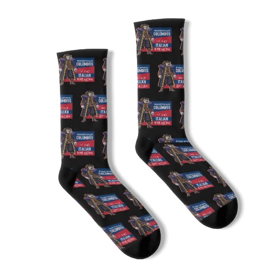 Christopher Columbus day Socks