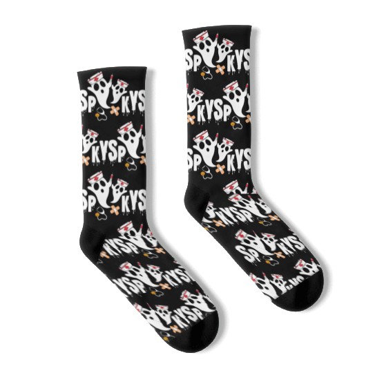 Cute Spooky nurse Socks Halloween Nurse gifts