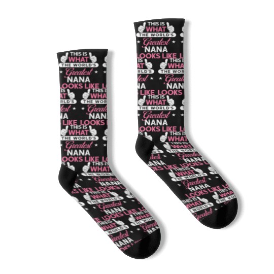 Womens Nana Socks Gift World s Greatest Nana Socks