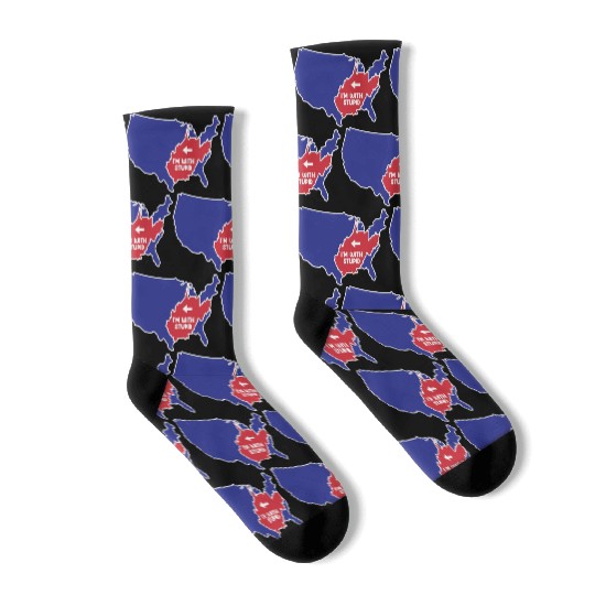 West Virginia Design for patriotic West Virginians Socks