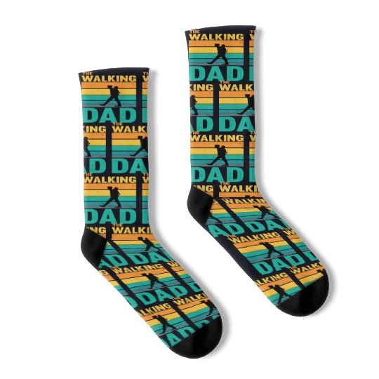 The Walking Dad Retro Socks