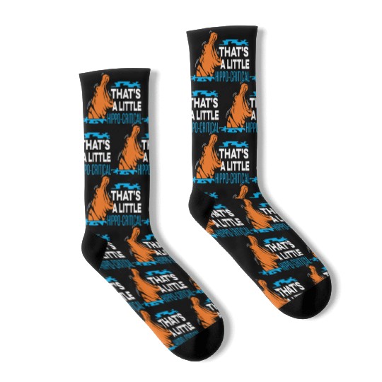 Little Hippo Critical Honest Person Gift Socks