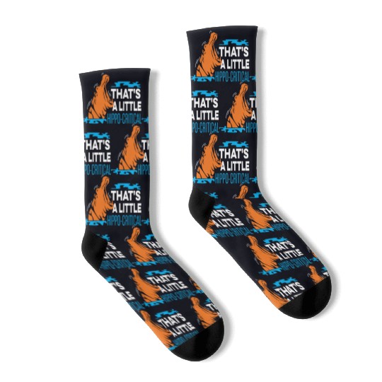 Little Hippo Critical Honest Person Gift Socks