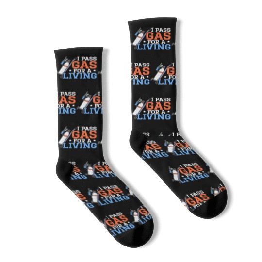 I Pass Gas For A Living Anesthesiologist Doctor Socks