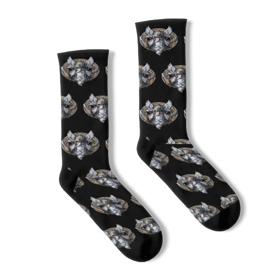 Viking Warrior God Odin Socks