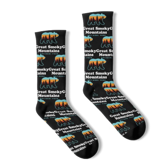 Great Smoky Mountains Bear Great Smoky Mountains Socks