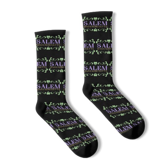 Salem Massachusetts Ouija Love Socks