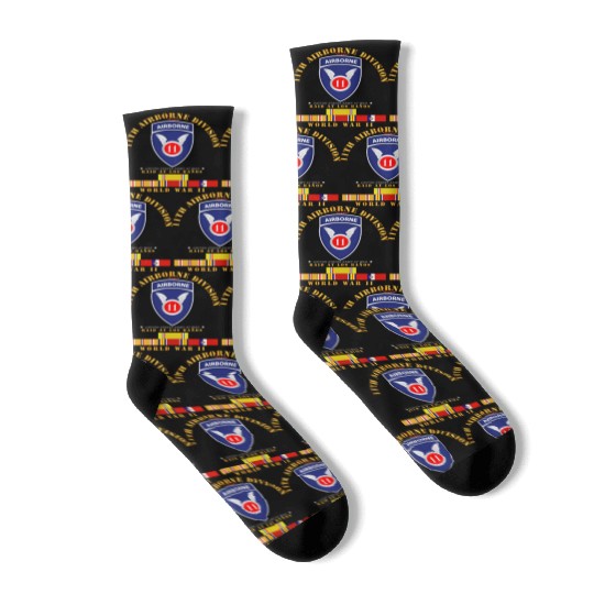 11th Airborne Division Raid at Los Baños WWII wPAC Socks
