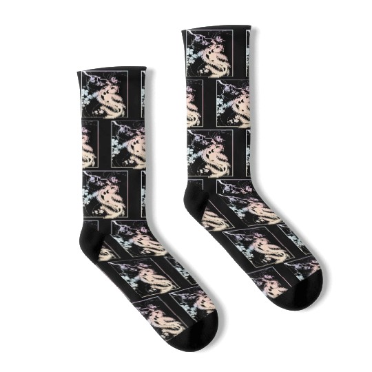 Kawaii Cherry Blossom Koi Socks