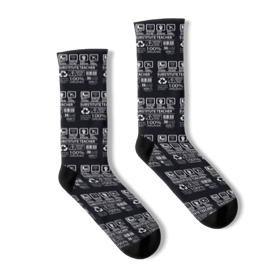 Substitute Teacher Socks - Multitasking Job Gift