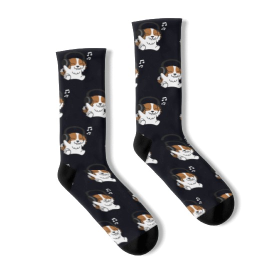 Music Lover Cavalier King Charles Spaniel Socks