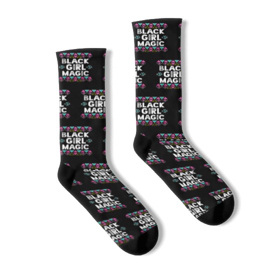 Black Girl Magic Melanin Pride Socks