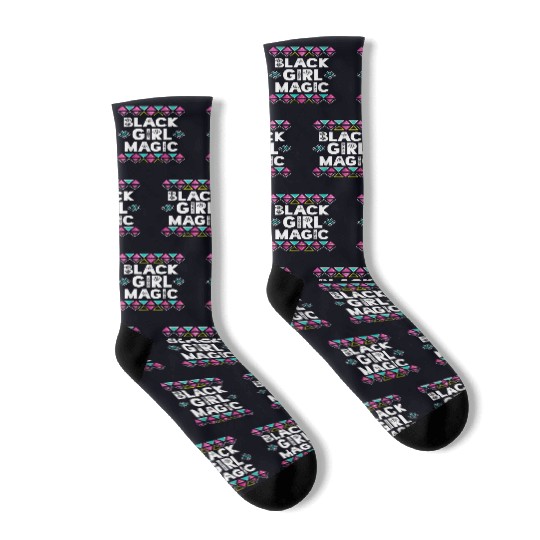 Black Girl Magic Melanin Pride Socks