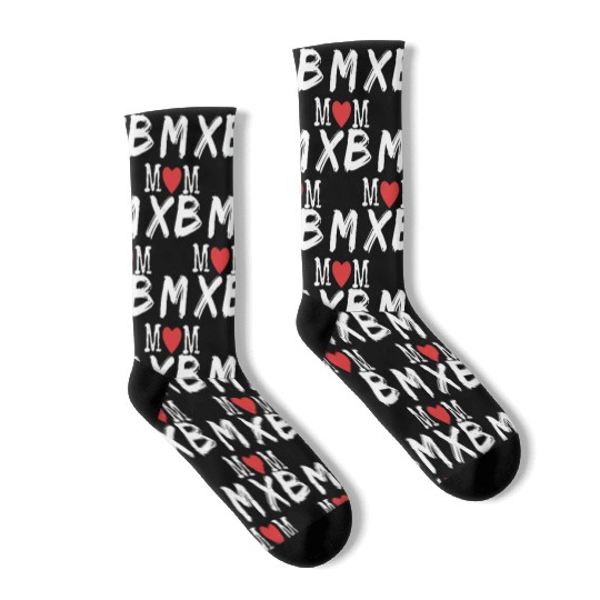 Awesome Bmx Bike Race Mom Life On The Track Socks