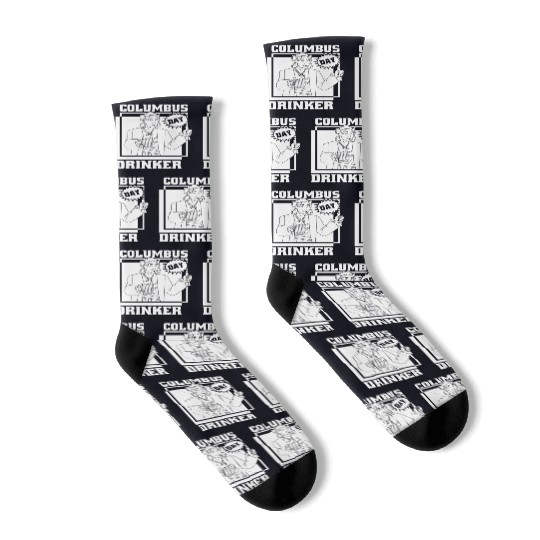 Columbus Day 1492 Socks