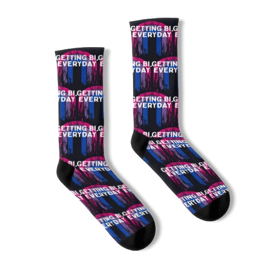 Getting Bi, Everyday Bisexual LGBTQ Bi Pride LGBT Socks