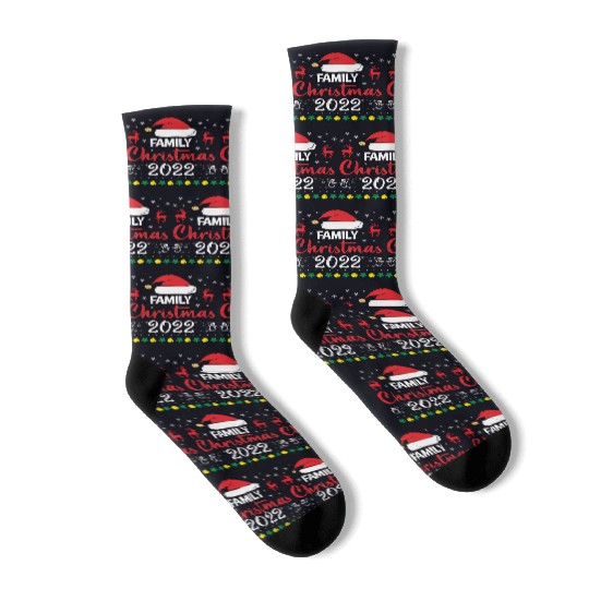 Family Christmas 2022 Socks