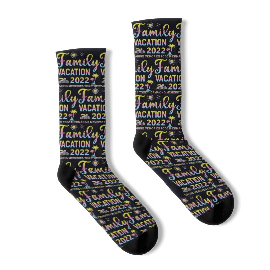 Family Vacation 2022 Socks