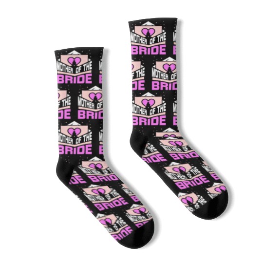 Mother Of The Bride Party Wedding Bachelorette Socks