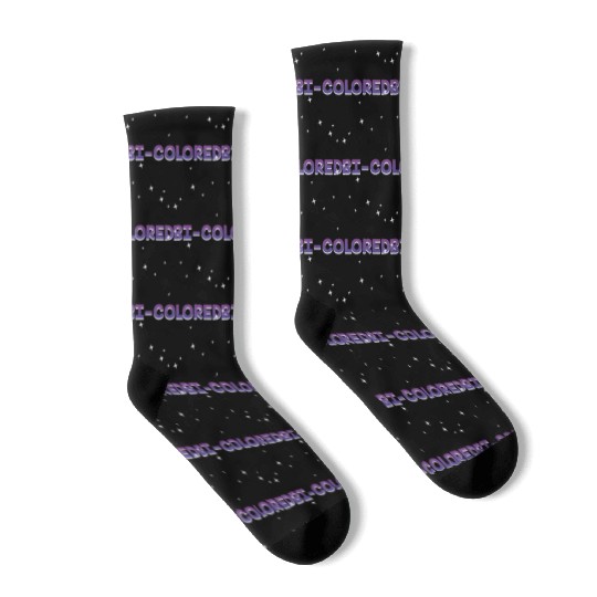 Bi Colored Bisexual LGBTQ Bi Pride LGBT Sayings Socks
