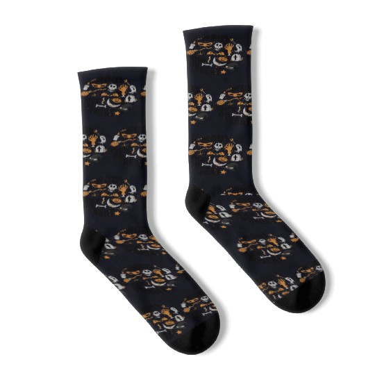 Halloween Costume Socks, Trick Or Treat Witchy