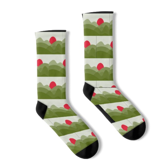 Minimalist Sun Pickle Green Socks