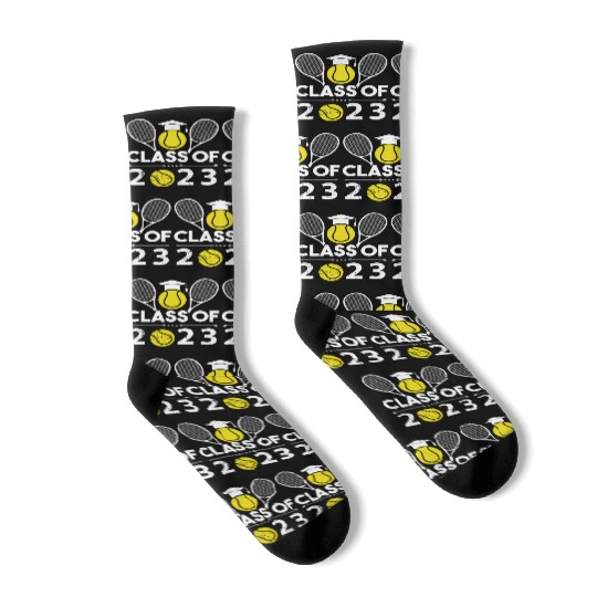 Graduation Class of 2023 Tennis Senior year T-Shir Socks