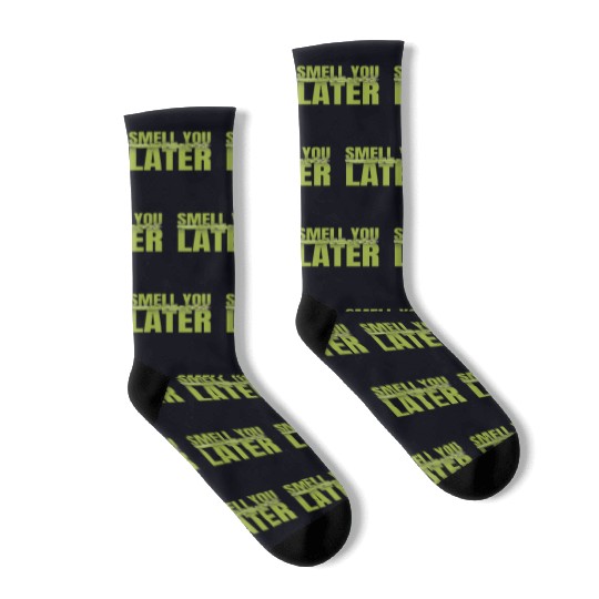 Smell You Later Vegetable Vegan Lover Asparagus Socks