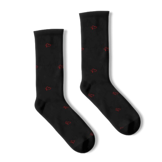 San Francisco Skyline Heartbeat California Lover Socks