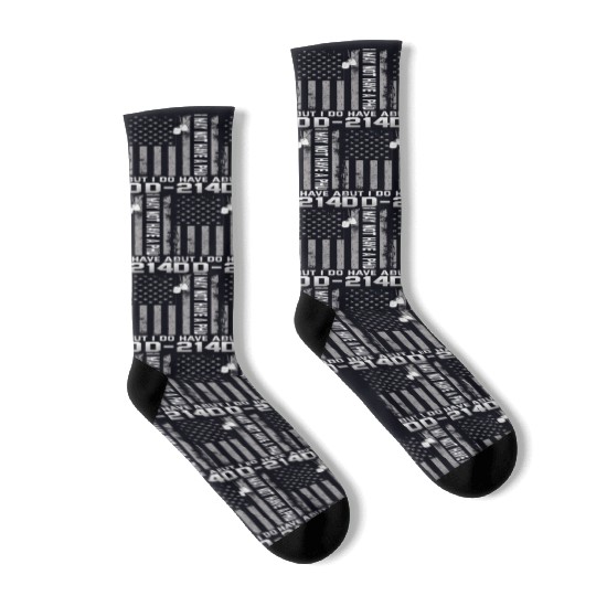 I May Not Have A PhD But Have DD-214 Veterans Socks