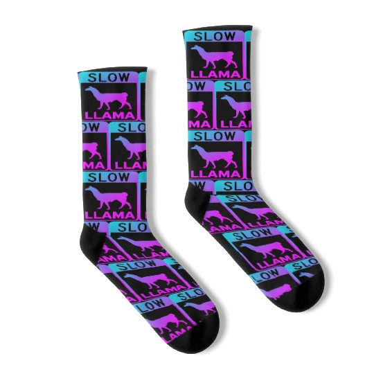 Phish Slow Llama Socks