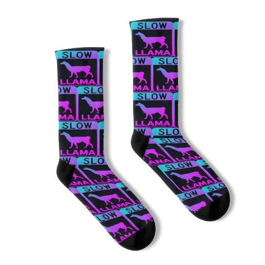 Phish Slow Llama Socks