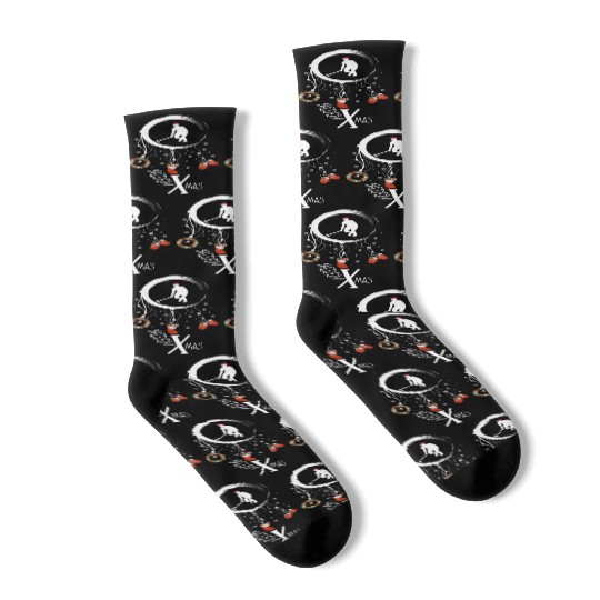 Winter dreamcatcher Christmas field hockey Socks