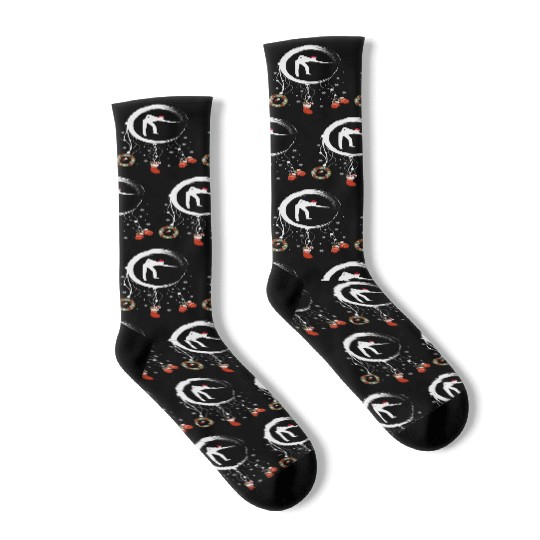 Winter dreamcatcher Christmas Billiards Socks