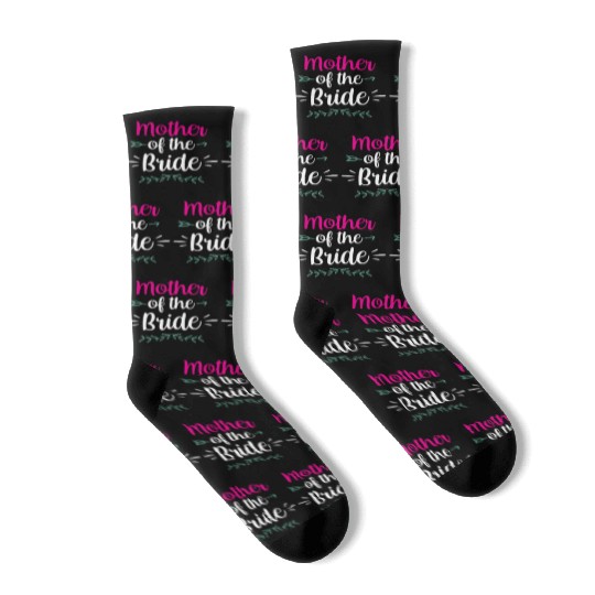 Mother Of The Bride Bachelorette Party Wedding Socks