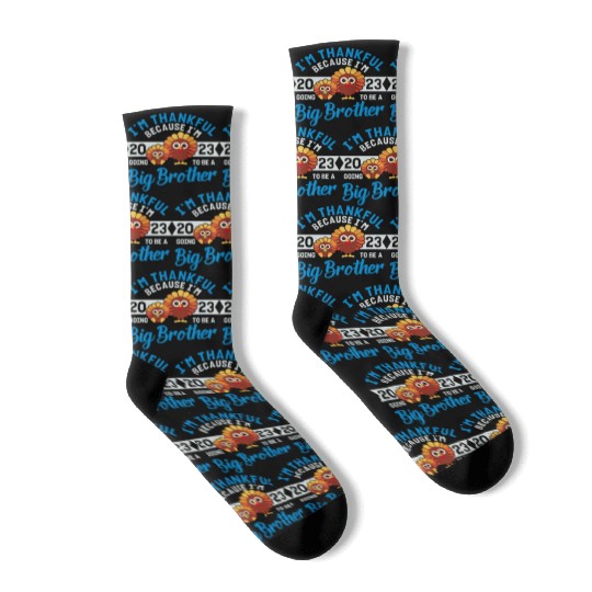Big Brother 2023 Baby Thanksgiving Turkey Boys Socks