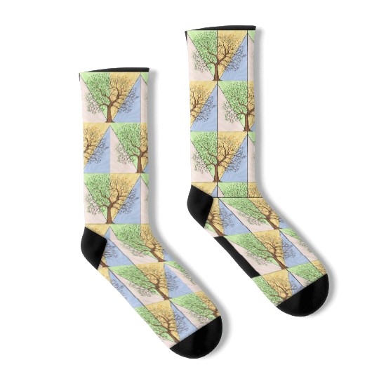 Four Seasons Trees Socks