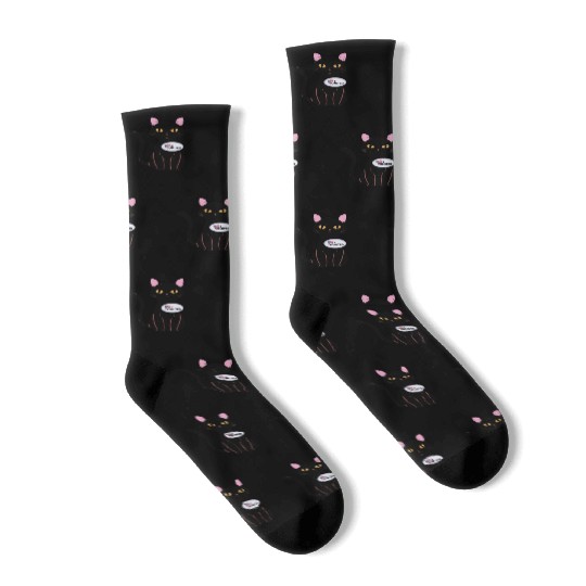 I Vomited Funny Cat American Election Voting Socks
