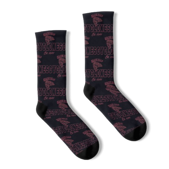 Beacon Hills Cyclones Team Spirit Socks