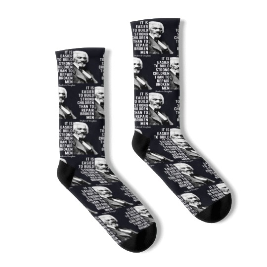 Frederick Douglass Quote For Black History Month Socks