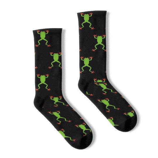 Agalychnis Callidryas Red Eyed Tree Frog Socks