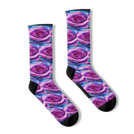 Galaxy rose Socks