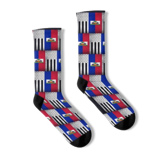 Haiti Design for proud Haitian Americans Socks