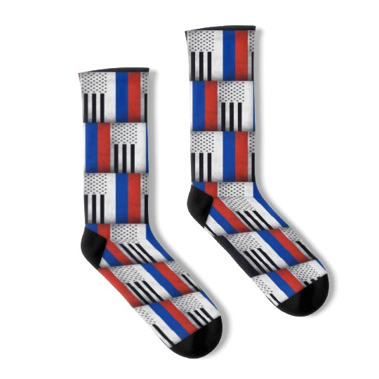 Russia Design for proud Russian Americans Socks