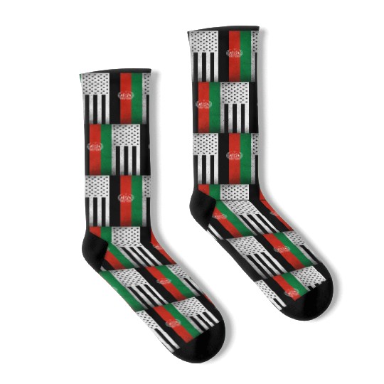 Afghanistan Design for proud Afghan Americans Socks